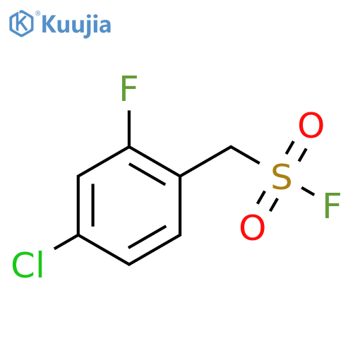 (4-chloro-2-fluorophenyl)methanesulfonyl fluoride structure
