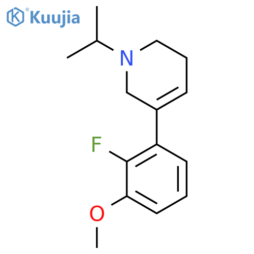 5-(2-fluoro-3-methoxyphenyl)-1-(propan-2-yl)-1,2,3,6-tetrahydropyridine structure