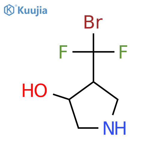 4-(bromodifluoromethyl)pyrrolidin-3-ol structure