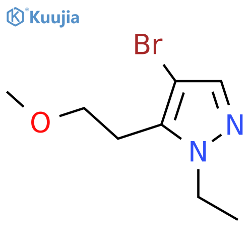 4-bromo-1-ethyl-5-(2-methoxyethyl)-1H-pyrazole structure