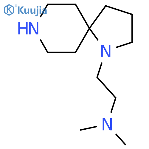 (2-{1,8-diazaspiro4.5decan-1-yl}ethyl)dimethylamine structure