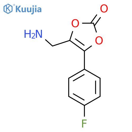 4-(aminomethyl)-5-(4-fluorophenyl)-2H-1,3-dioxol-2-one structure