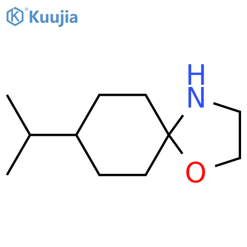8-(propan-2-yl)-1-oxa-4-azaspiro4.5decane structure