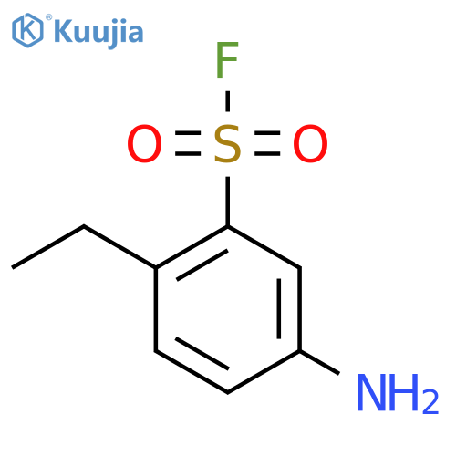 5-amino-2-ethylbenzene-1-sulfonyl fluoride structure