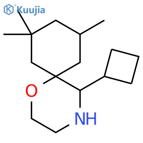 5-cyclobutyl-8,8,10-trimethyl-1-oxa-4-azaspiro5.5undecane structure