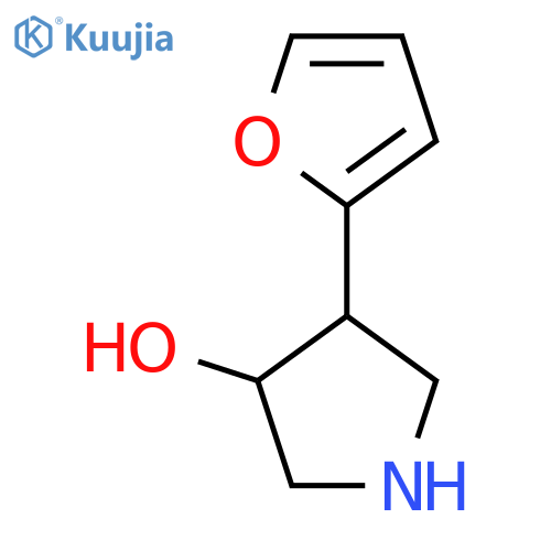 4-(furan-2-yl)pyrrolidin-3-ol structure