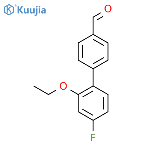 4-(2-ethoxy-4-fluorophenyl)benzaldehyde structure