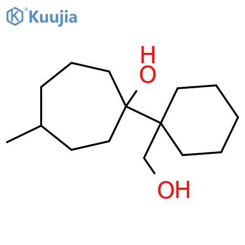 1-1-(hydroxymethyl)cyclohexyl-4-methylcycloheptan-1-ol structure