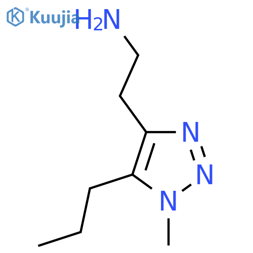 2-(1-methyl-5-propyl-1H-1,2,3-triazol-4-yl)ethan-1-amine structure