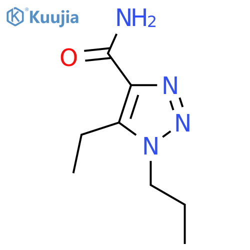 5-ethyl-1-propyl-1H-1,2,3-triazole-4-carboxamide structure