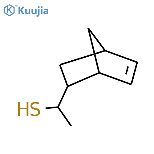 1-{bicyclo2.2.1hept-5-en-2-yl}ethane-1-thiol structure