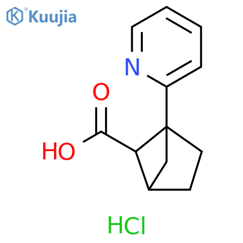 1-(pyridin-2-yl)bicyclo2.1.1hexane-5-carboxylic acid hydrochloride structure