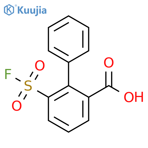 3-(fluorosulfonyl)-2-phenylbenzoic acid structure