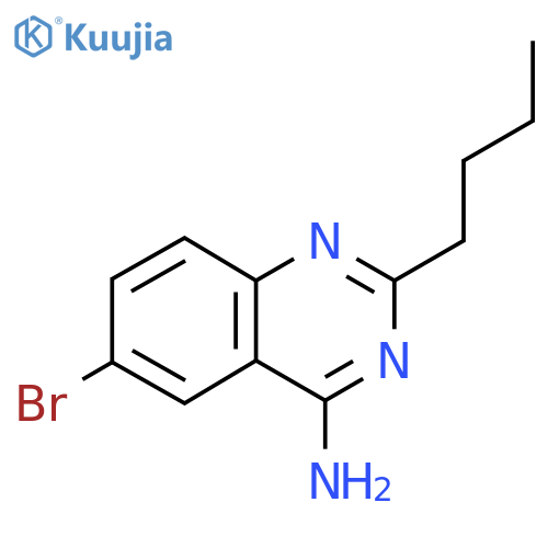 6-bromo-2-butylquinazolin-4-amine structure