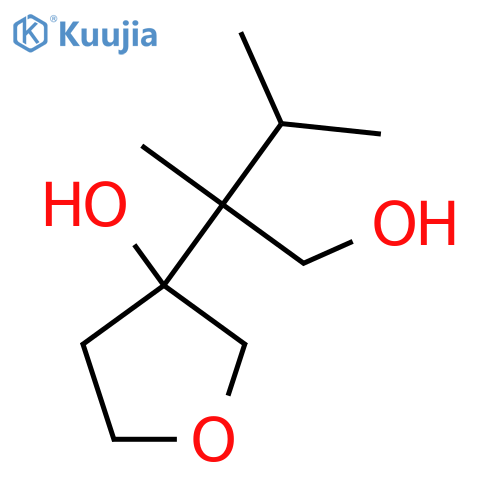 3-(1-hydroxy-2,3-dimethylbutan-2-yl)oxolan-3-ol structure