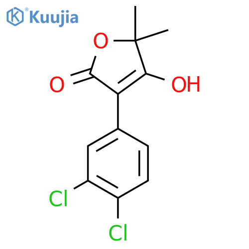 3-(3,4-dichlorophenyl)-4-hydroxy-5,5-dimethyl-2,5-dihydrofuran-2-one structure