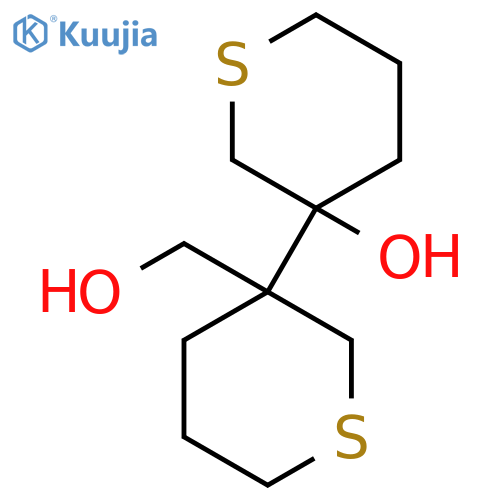 3-[3-(Hydroxymethyl)thian-3-yl]thian-3-ol structure