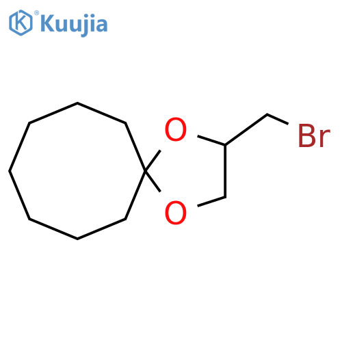 2-(bromomethyl)-1,4-dioxaspiro4.7dodecane structure
