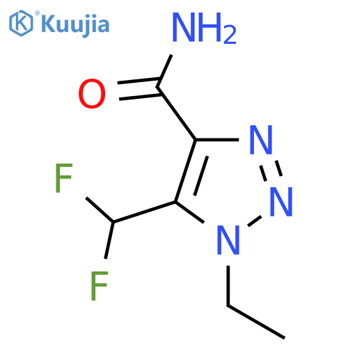 5-(difluoromethyl)-1-ethyl-1H-1,2,3-triazole-4-carboxamide structure