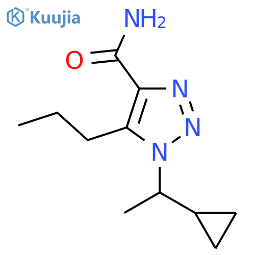1-(1-cyclopropylethyl)-5-propyl-1H-1,2,3-triazole-4-carboxamide structure