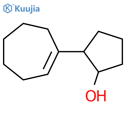 2-(cyclohept-1-en-1-yl)cyclopentan-1-ol structure