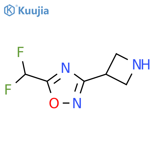 3-(Azetidin-3-yl)-5-(difluoromethyl)-1,2,4-oxadiazole structure