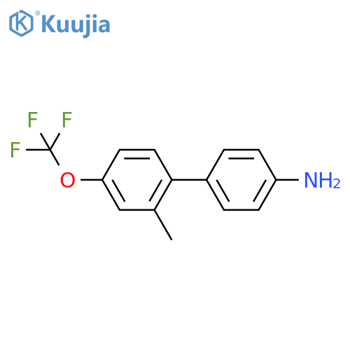 4-2-methyl-4-(trifluoromethoxy)phenylaniline structure