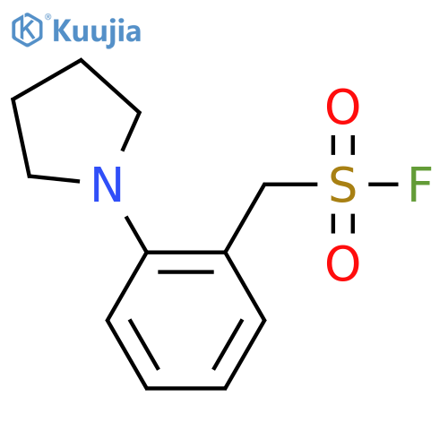 2-(pyrrolidin-1-yl)phenylmethanesulfonyl fluoride structure