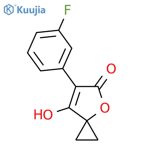 6-(3-fluorophenyl)-7-hydroxy-4-oxaspiro2.4hept-6-en-5-one structure