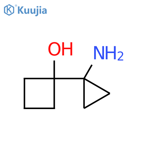 1-(1-Aminocyclopropyl)cyclobutan-1-ol structure