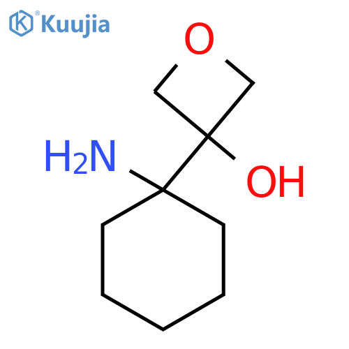 3-(1-aminocyclohexyl)oxetan-3-ol structure