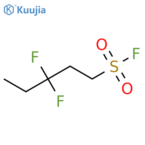 3,3-difluoropentane-1-sulfonyl fluoride structure