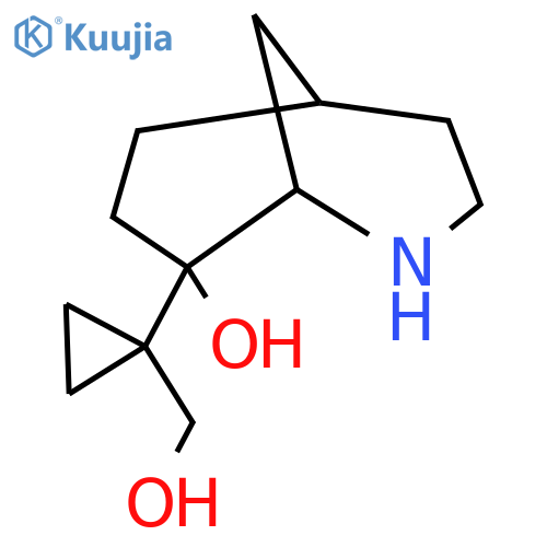 8-1-(hydroxymethyl)cyclopropyl-2-azabicyclo3.3.1nonan-8-ol structure