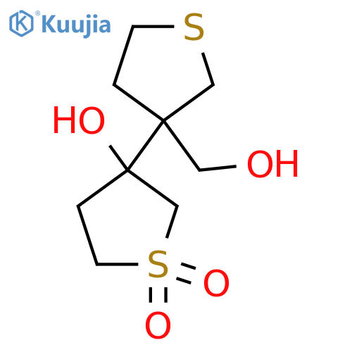 3-hydroxy-3-3-(hydroxymethyl)thiolan-3-yl-1lambda6-thiolane-1,1-dione structure