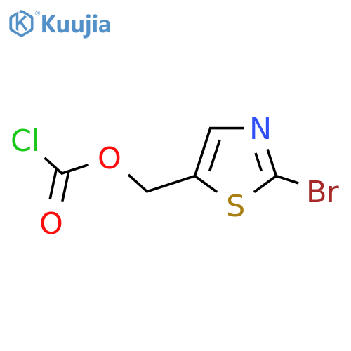 (2-bromo-1,3-thiazol-5-yl)methyl chloroformate structure