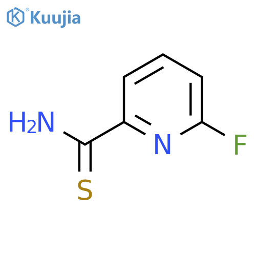 6-fluoropyridine-2-carbothioamide structure