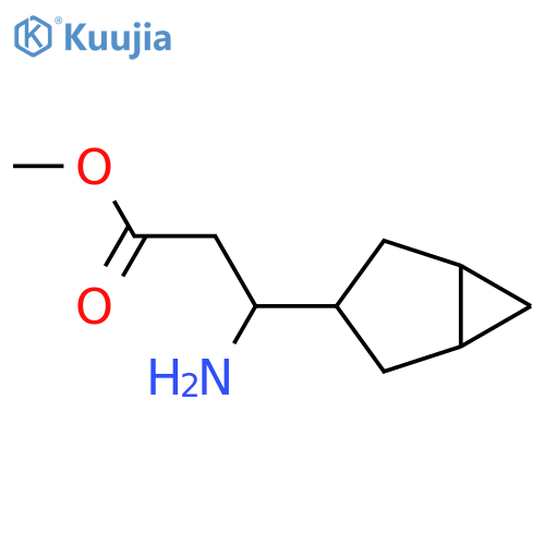 methyl 3-amino-3-{bicyclo3.1.0hexan-3-yl}propanoate structure