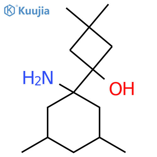 1-(1-amino-3,5-dimethylcyclohexyl)-3,3-dimethylcyclobutan-1-ol structure