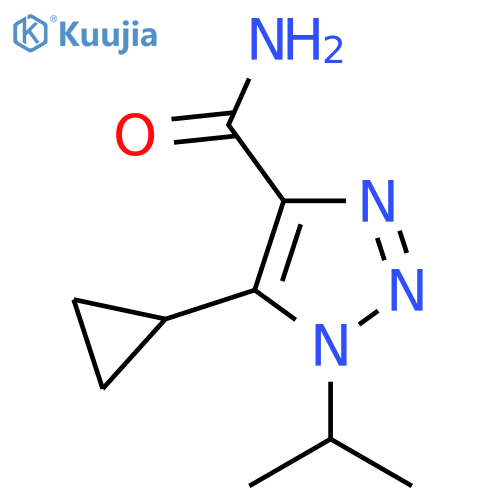 5-cyclopropyl-1-(propan-2-yl)-1H-1,2,3-triazole-4-carboxamide structure