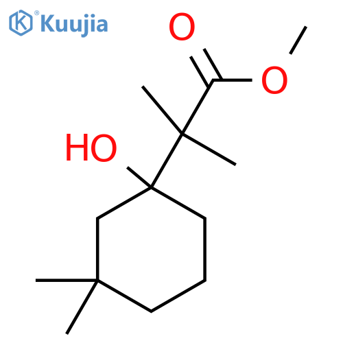 methyl 2-(1-hydroxy-3,3-dimethylcyclohexyl)-2-methylpropanoate structure