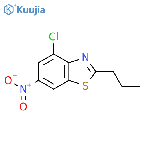 4-chloro-6-nitro-2-propyl-1,3-benzothiazole structure