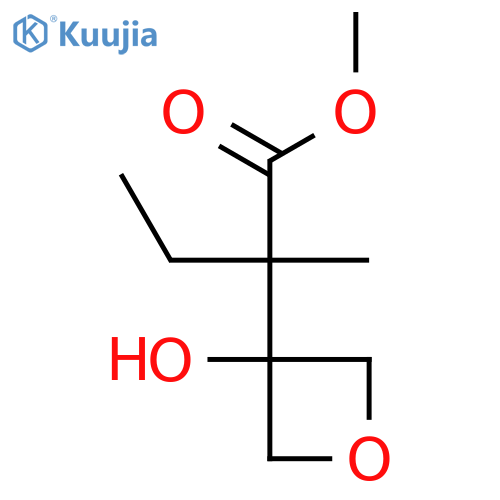 methyl 2-(3-hydroxyoxetan-3-yl)-2-methylbutanoate structure