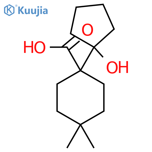 1-(1-hydroxycyclopentyl)-4,4-dimethylcyclohexane-1-carboxylic acid structure