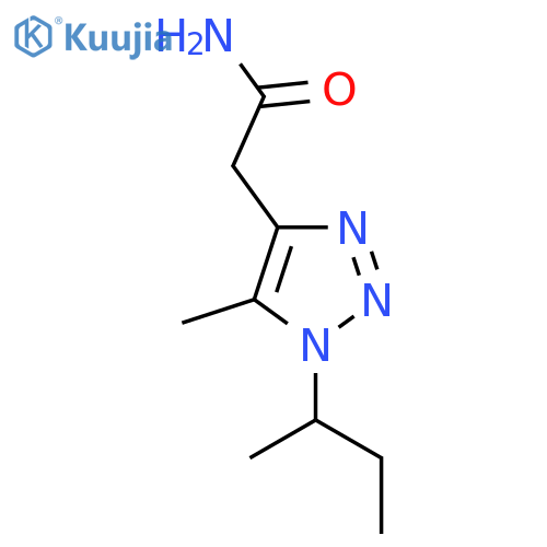 2-1-(butan-2-yl)-5-methyl-1H-1,2,3-triazol-4-ylacetamide structure