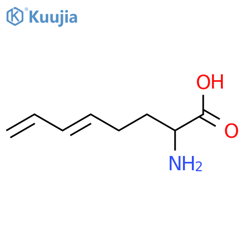 2-aminoocta-5,7-dienoic acid structure