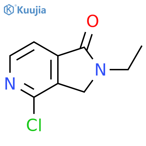 4-Chloro-2-ethyl-2,3-dihydro-1H-pyrrolo[3,4-c]pyridin-1-one structure