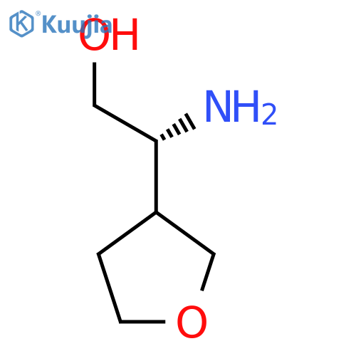 (2R)-2-amino-2-(oxolan-3-yl)ethan-1-ol structure