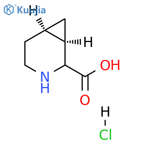 3-azabicyclo4.1.0heptane-2-carboxylic acid hydrochloride structure