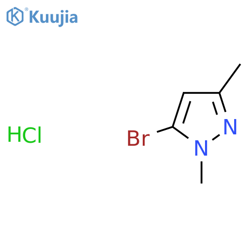 5-Bromo-1,3-dimethyl-1H-pyrazole hydrochloride structure