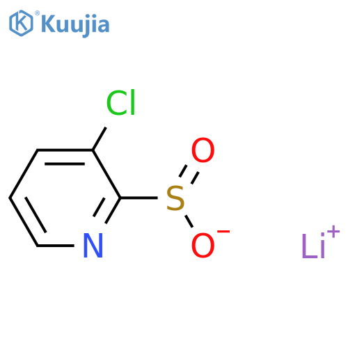 Lithium(1+) ion 3-chloropyridine-2-sulfinate structure